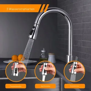 Tacklife DAWF01JD Einhebelmischer Edelstahl