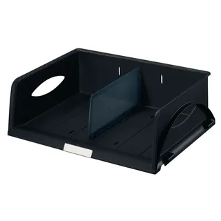 Leitz Briefablage Sorty A4 quer schwarz DIN A4, 1 St.