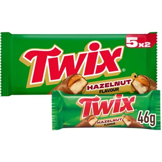 Twix Schokoriegel Hazelnut, 230 g, je 46 g, 5 Riegel
