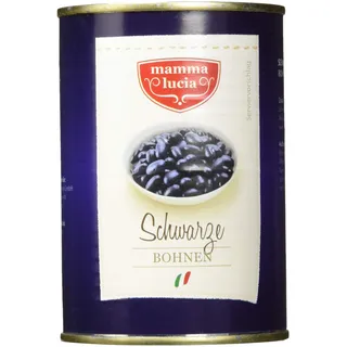 mamma lucia Schwarze Bohnen, 12er Pack (12 x 425 ml)