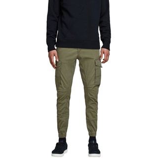 JACK & JONES Cargohose Paul in robuster Tapered Fit-Form-W34 / L32