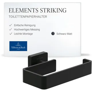 Villeroy & Boch Elements Striking 135x45x93mm, ohne Deckel, matt black