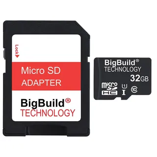 BigBuild Technology 32GB Ultraschnelle 80MB/s microSDHC Speicherkarte Kompatibel mit Garmin Camper 890 MT-S, Garmin Campervan Sat NAV/Navi