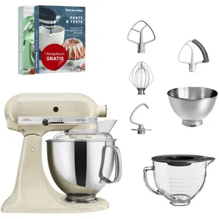 5KSM175 Crème Glasset mit Glasschüssel