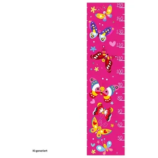 HTI-Line Messlatte Kinder-Messlatte Butterfly (Stück, 1 Messlatte), Messlatte bunt