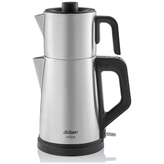 Arzum Teekocher 1800W Wasserkocher Edelstahl Elektrischer Teemaschine Caymatik