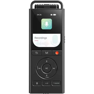 MECHEN 144GB Diktiergerät Digital, Sprachaktiviertes Aufnahmegerät mit 10,000 h Aufnahmezeit, 3072Kbps HD Audio, Rauschunterdrückung, VOR Modus, Passwort & Musikwiedergabe, USB C (V06)