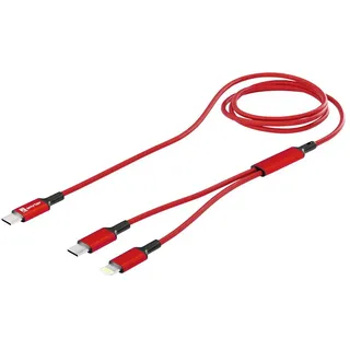 Smrter USB-C auf Apple Lightning 1,2 m Rot