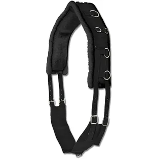 Waldhausen Longiergurt Soft Sattelgurt Schwarz