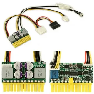 picoPSU-160-XT DC/DC (160 Watt) + AC/DC 192W Adapter + Stromkabel