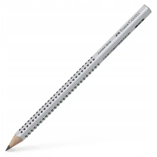 Faber-Castell Bleistift Jumbo Grip B silber