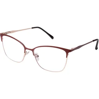 Breitfeld & Schliekert Lesebrille MIA, rot-gold, +3.00 dpt mit Etui