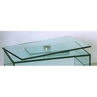 Glas TV Drehtableau Drehteller Drehplatte drehbar Klarglas in verschiedenen 4 Breiten