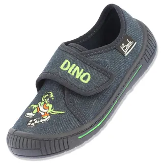 Beck Jungen Dino 656 Hausschuhe, Dunkelblau, 27 EU