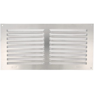 MS Beschläge - Aluminium mit Netz Lüftungsblech Insektenschutzgitter 150x300mm