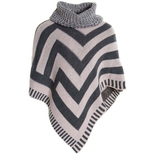 BEZLIT Strickcape Mädchen Poncho mit Schalkragen 20193 (1-tlg) Rollkragen Poncho rosa 116