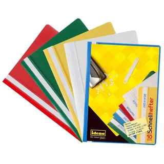 IDENA 307863 A5, aus PP, Vorderdeckel transparent, 10 Stück,