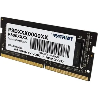 Patriot 8GB 1x8GB DDR4 SO-DIMM 2400MHz CL17 Unbuffered Nicht-ECC