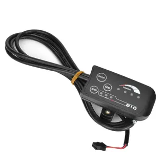 Ebike Display, Elektrofahrrad 810 LED-Display LCD-Panel Anzeigemessgerät Lithium Batterie LED-Messgerät Intelligentes Bedienfeld mit 5-Draht Kabelbedienfeld