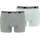 Basic Boxershorts Herren grey combo M