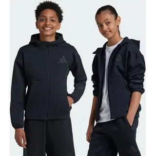 Adidas Z.N.E. Kids Zip-Hoodie Black / Black 128