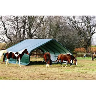 ShelterLogic Weidezelt 670x610x320 cm Grün
