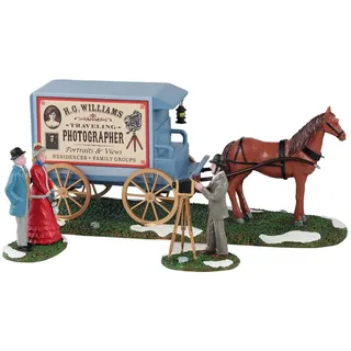 Lemax - Traveling Photographer Wagon 13561