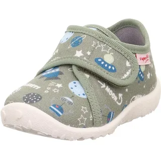 superfit Jungen Spotty Hausschuhe, HELLGRÜN/MEHRFARBIG 7540, 26 EU