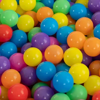 Home Deluxe Spielbälle, Mehrfarbig, Kunststoff, 6x6x6 cm, unisex, kinder, Spielzeug, Kinderspielzeug, Bällebad