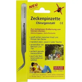 Pharma Brutscher Zeckenpinzette-Chirurgenstahl 1 st