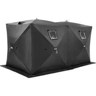 Vevor Eisangelzelt Pop-Up Schwarz