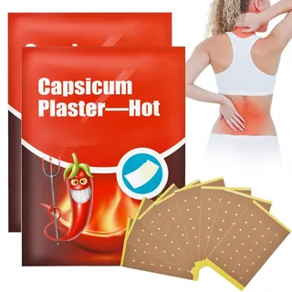 Natürliche Capsaicin-Wärmepflaster, 16 Stück, Schulterpflaster