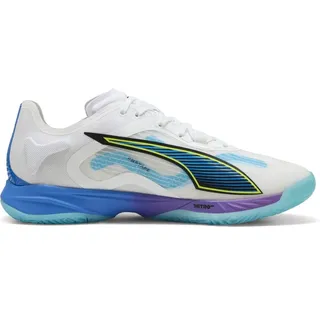 Puma Accelerate Nitro SQD 4 Game ON Hallenschuhe, weiß, Größe 42 1⁄2 - 42 1⁄2