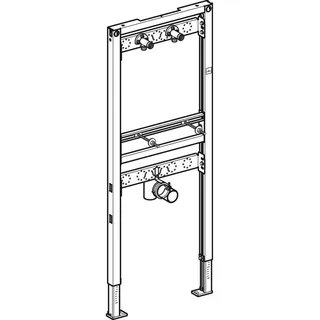 Geberit Duofix für Waschtisch, Bauhöhe 1300mm, für Wandarmatur