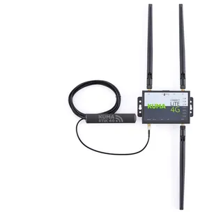 KUMA Connect STiK 4G Router mit Innenantenne - Mobiles WLAN Breitband Booster Kit mit Freigeschaltet SIM Karten-Slot - Wandelt LTE Signal in einen WiFi-Hotspot für Taxi Uber - Tragbares 12 V Internet