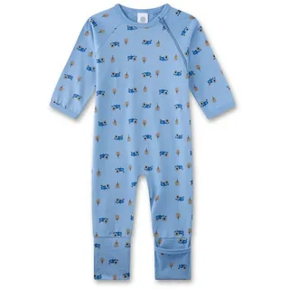 Sanetta Baby-Strampler blau | Baby Overall - 86