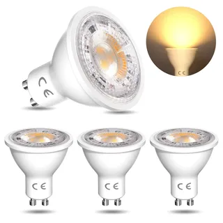 BrightArk LED GU10 Glühbirne 12V MR16 LED Lampe 7W Warmweiss 3000K Reflektorlampe, ersetzt 65W Halogenlampe, Spot Leuchtmittel 650LM, 38° Abstrahlwinkel, Nicht Dimmbar,4 Stück