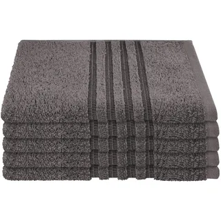 Gästehandtuch 5 x 30 x 50 cm anthrazit