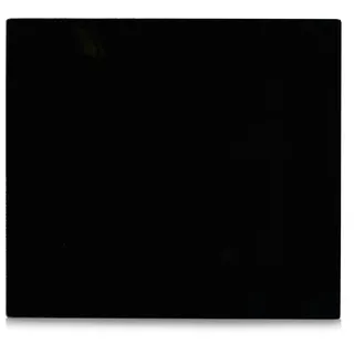Zeller Glas Herdblende-/Abdeckplatte XL schwarz