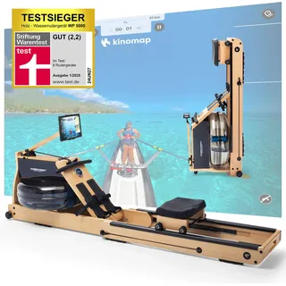 Rudergerät klappbar Holz mit Wasserwiderstand - WP 5000