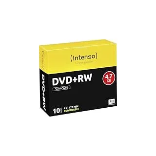 Intenso DVD+RW 10er Jewel Case 4x Speed DVD-Rohlinge