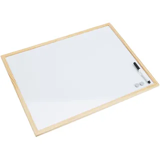 Bi-Office Whiteboard mit Holzrahmen, 60x45cm