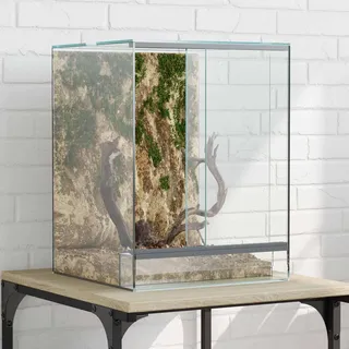 vidaXL Terrarium mit Speicher Transparent 30 x 30 x 40 cm Glas