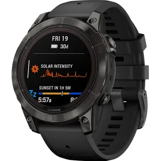 Garmin fenix 7 Pro Sapphire Solar schwarz/carbongrau