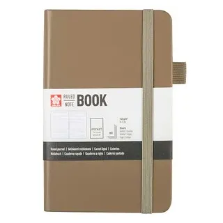 Sakura Notizbuch ca. DIN A7 liniert, schlacke Hardcover 160 Seiten, 1 St.