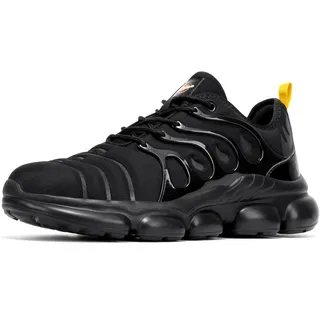 Furuian Arbeitsschuhe Herren Leicht Sicherheitsschuhe Herren Atmungsaktiv Arbeitsschuhe Damen rutschfest Sicherheitsschuhe Damen Bequem Schutzschuhe Stahlkappenschuhe - 43 EU