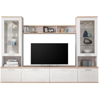 HBZ MEBLE Romance Anbauwand 2 in Sibiu Lärche/San Remo hell