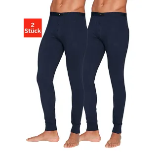 H.I.S. H.I.S Lange Unterhose 2 Stk., mit Bündchen am Bein Gr. XS - 2 Stk., navy, , 26728209-XS 2 Stk.
