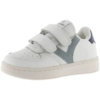 victoria Sneaker Unisex Tiempo Lederoptik & Farbige Einsätzen & Klettverschlüsse 1124104 für Kinder Jade 28 - 28 EU
