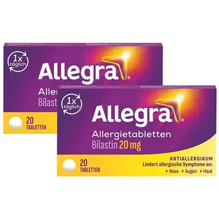 Allegra Allergietabletten Doppelpack 2X20 St